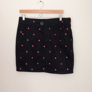 💃🏻Telluride Clothing Co. Navy/Red Polka Skirt